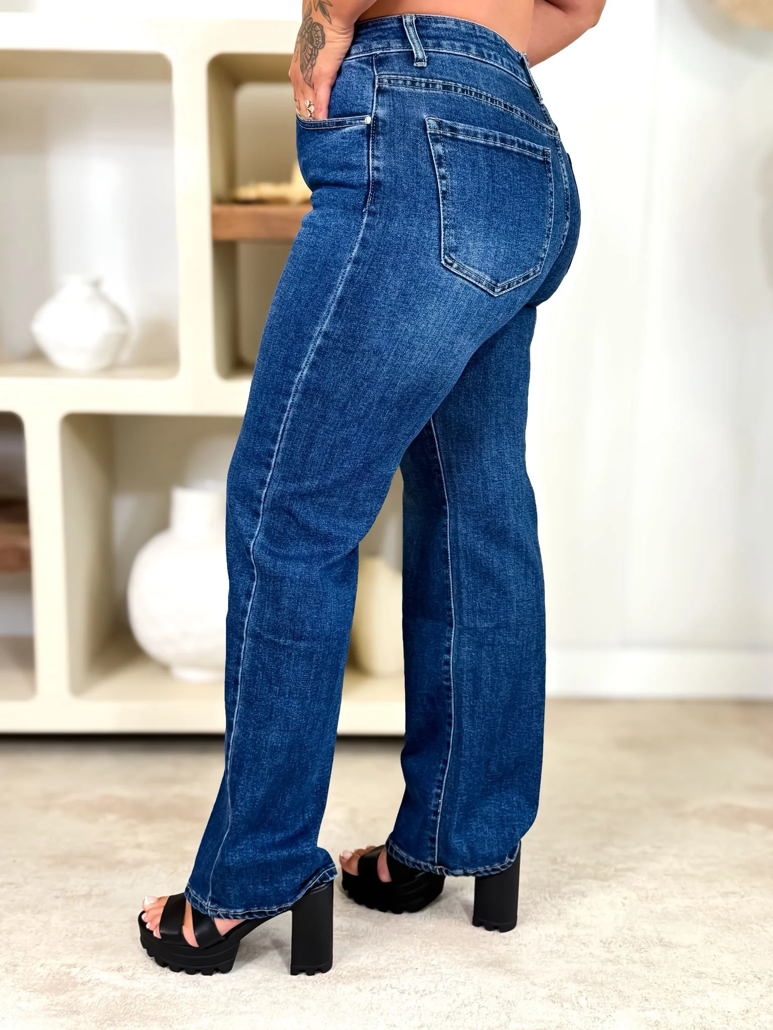 5. Jeans - Isaline - Bleu - Image 3