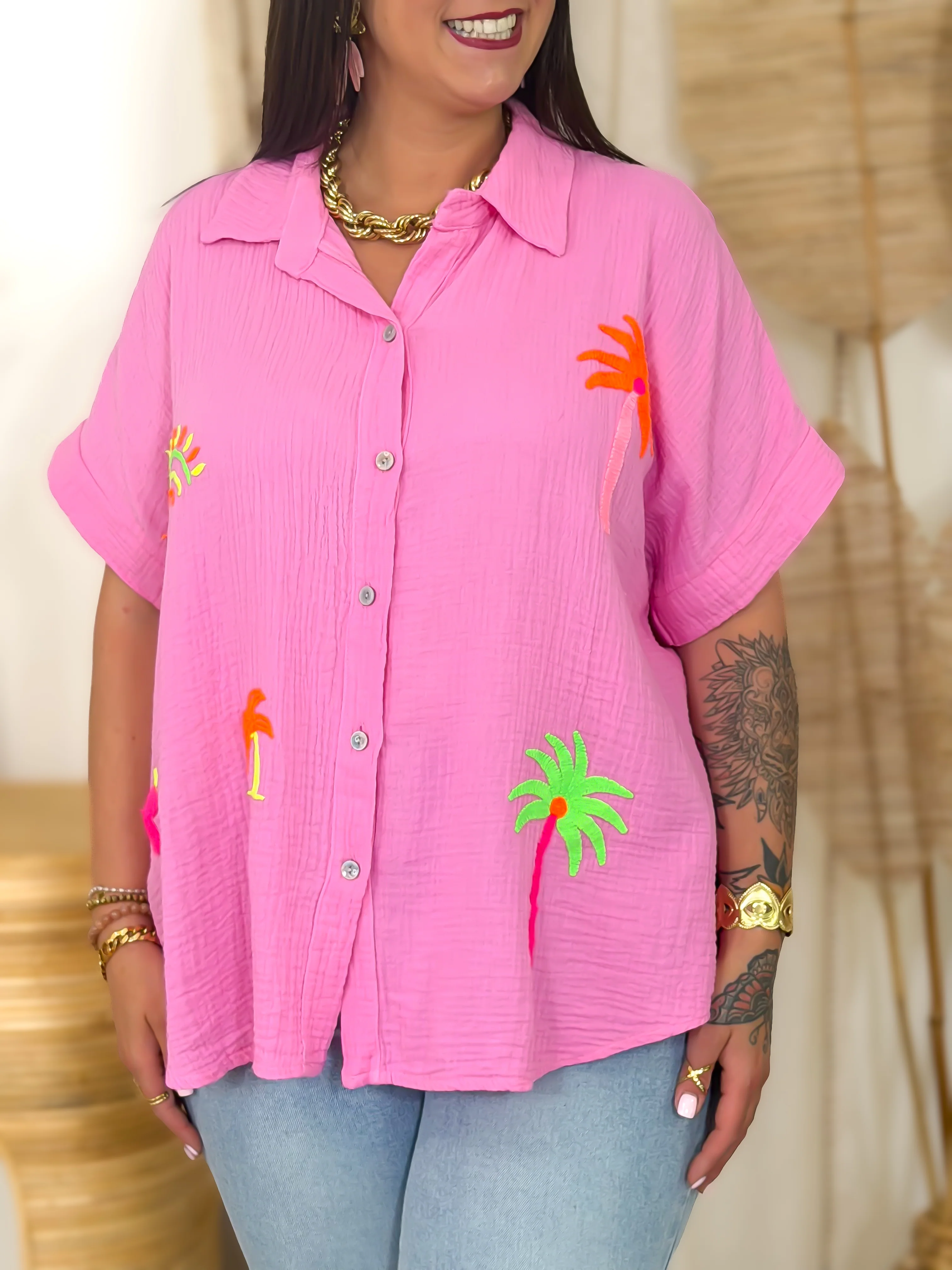 Chemise - Alfea- Rose - Image 2