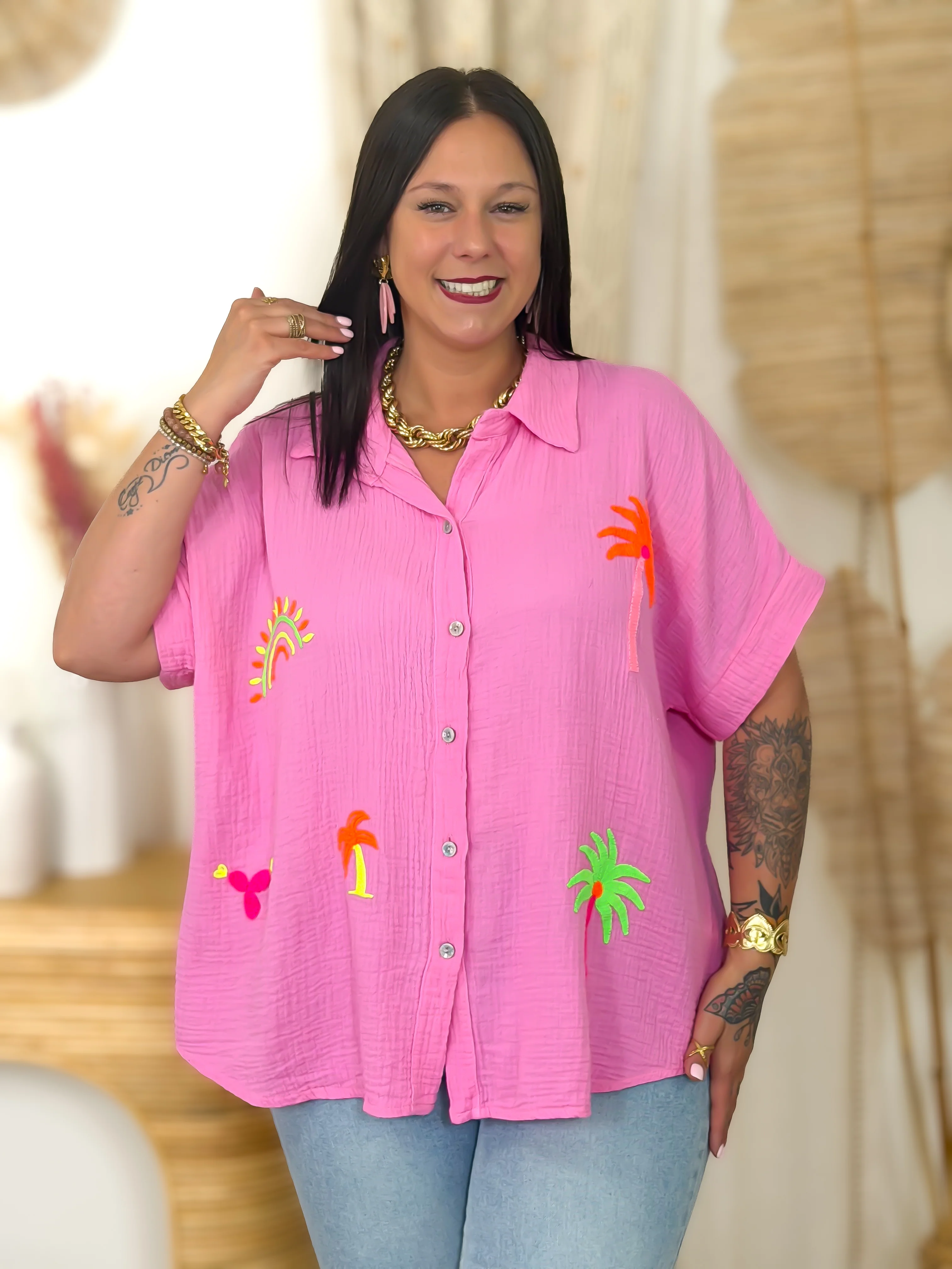 Chemise - Alfea- Rose - Image 3