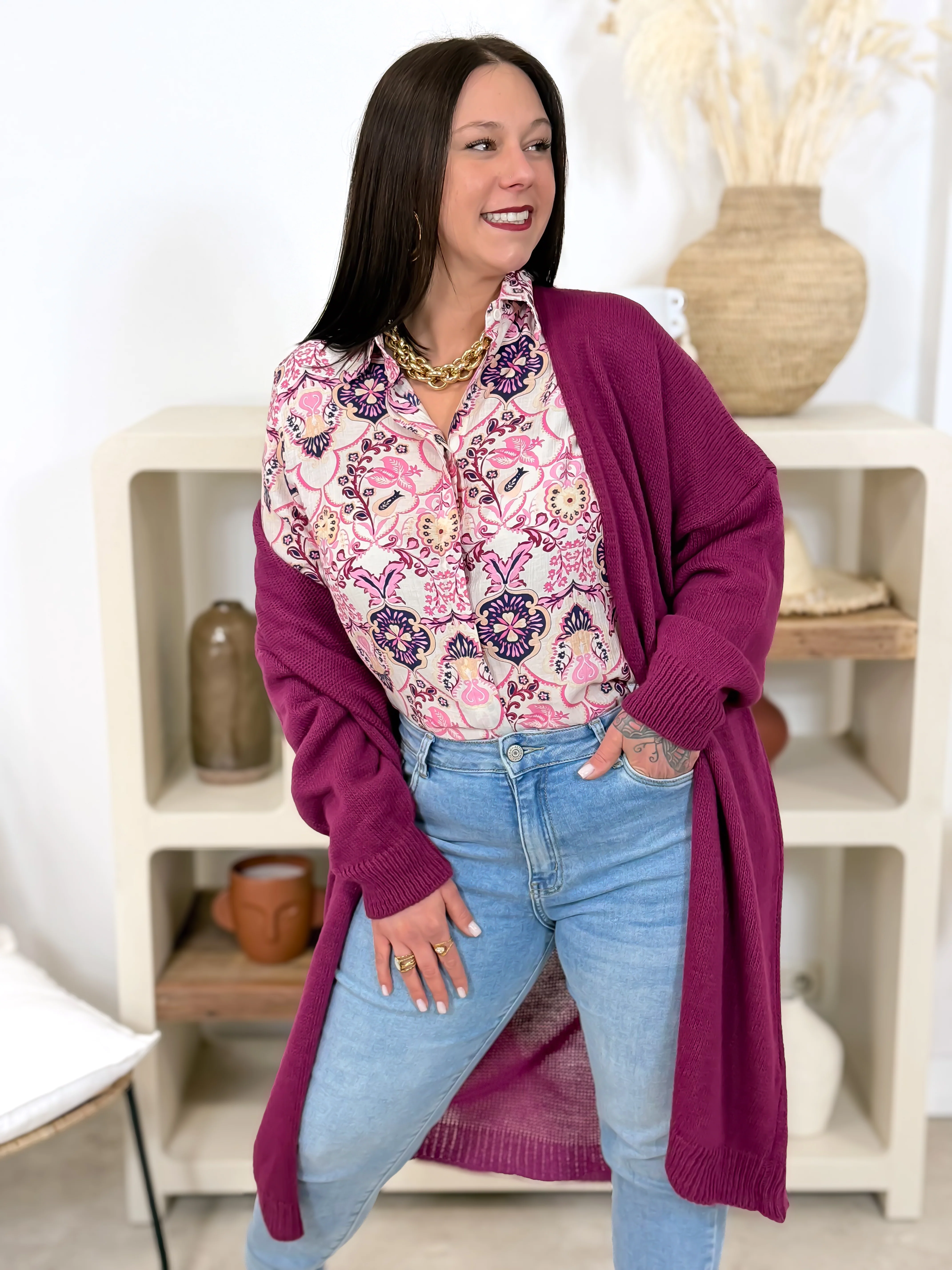 Chemise - Almeria - Fuchsia - Image 4