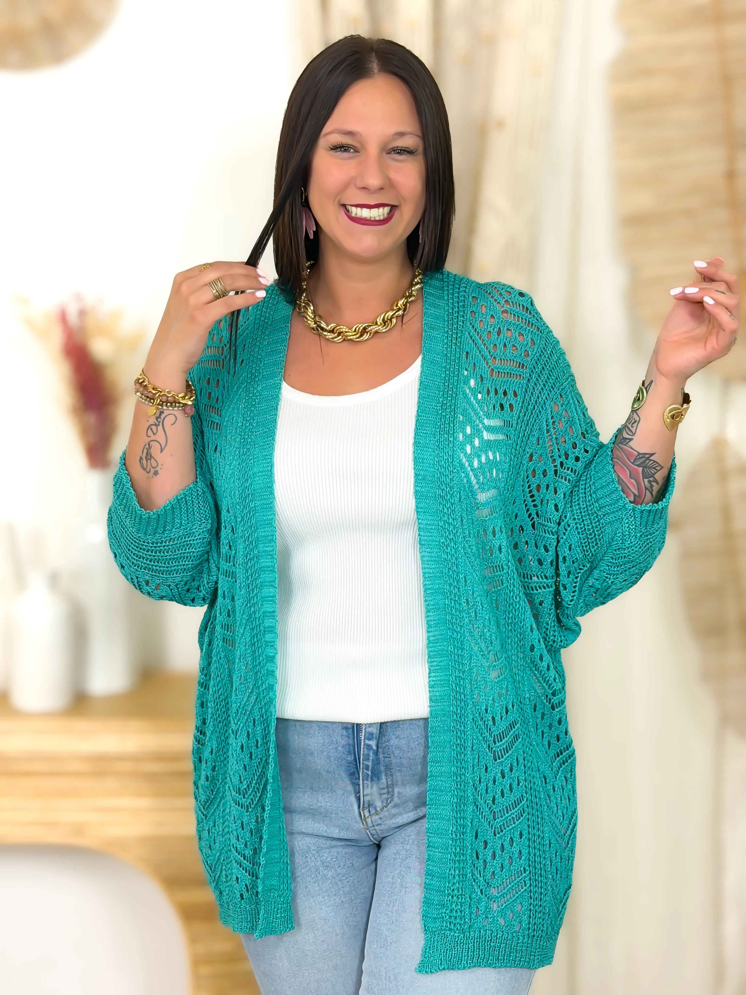 Gilet - Adelma - Bleu Canard - Image 3