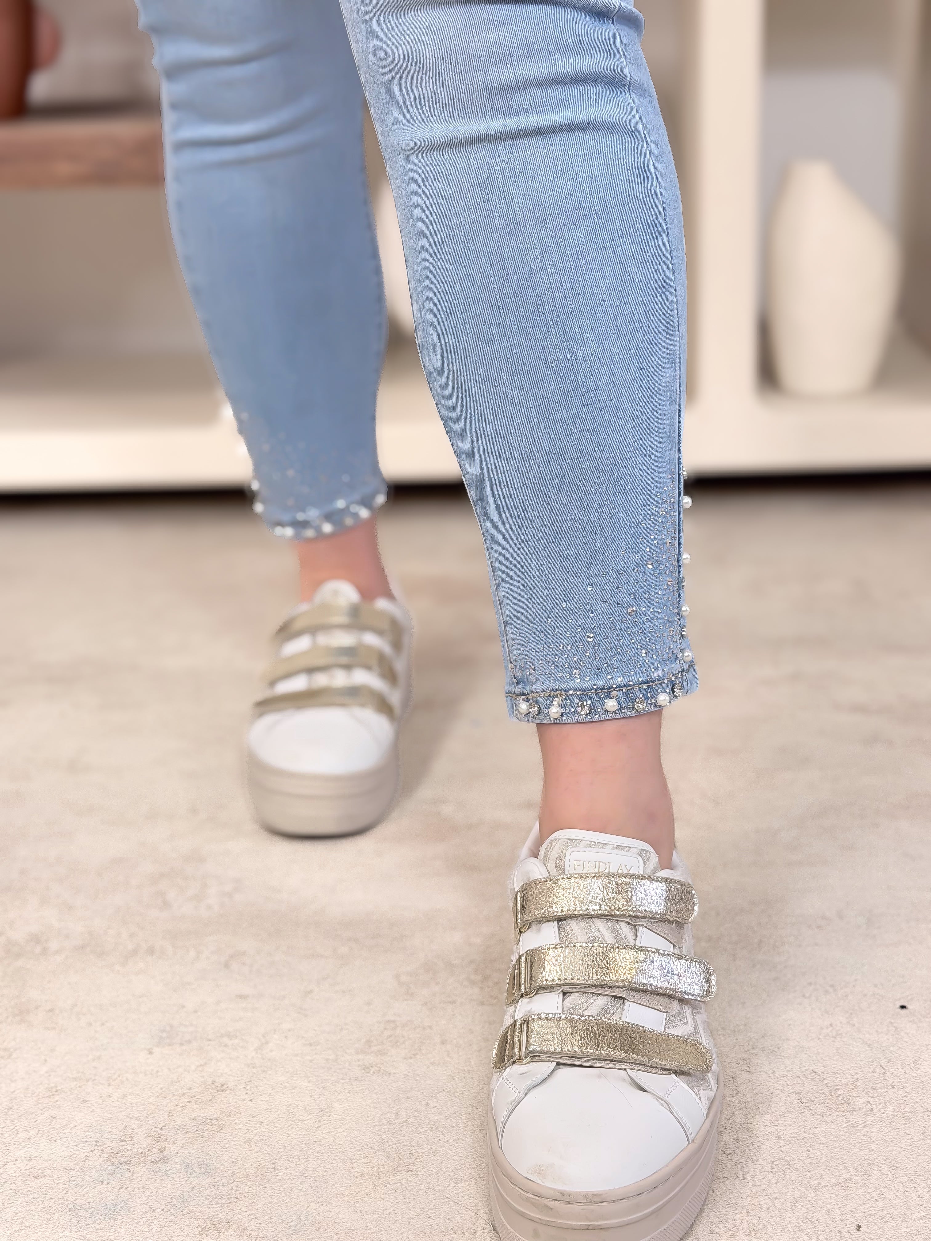 Jeans - Lona - Bleu - Image 3