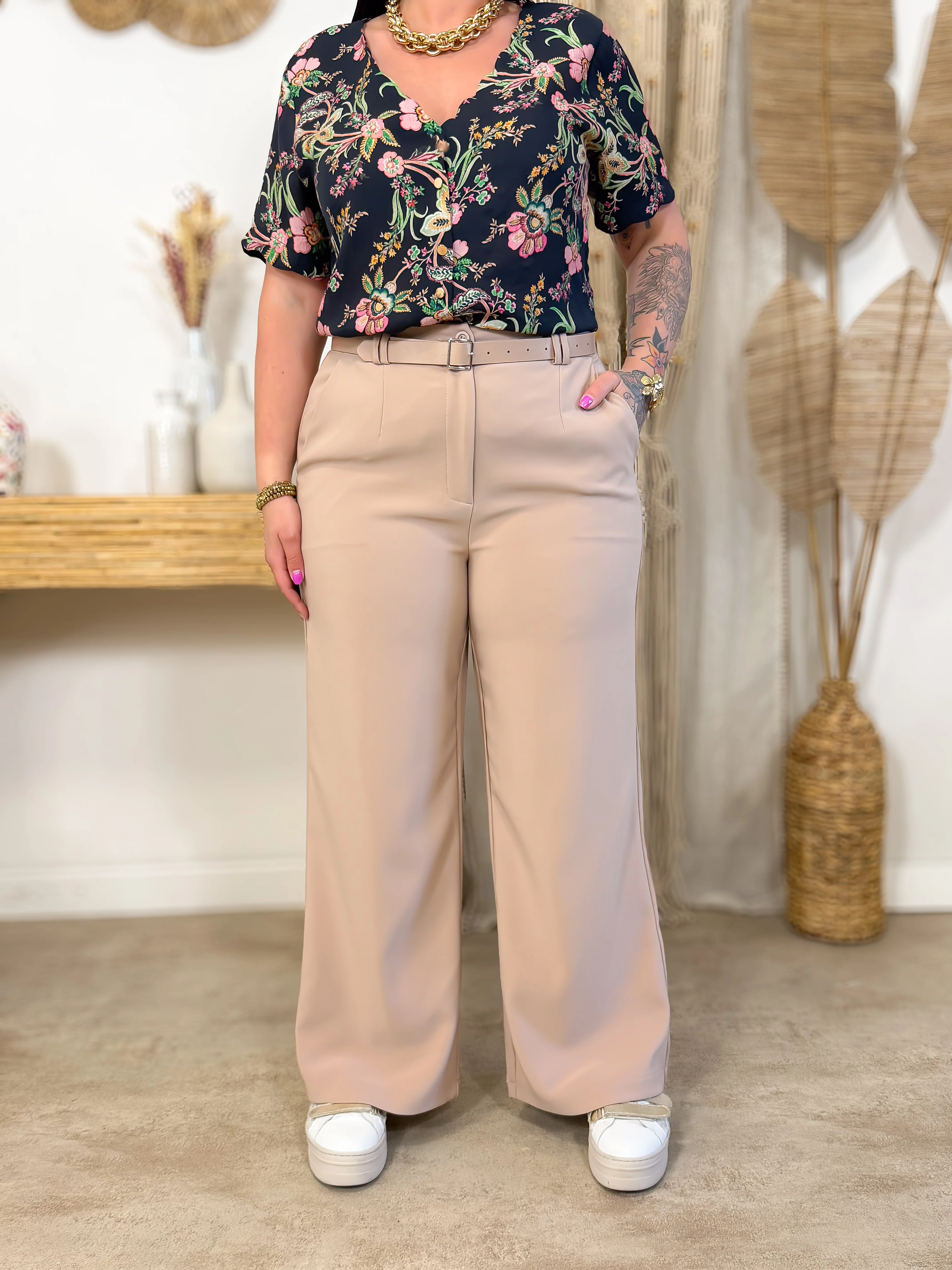 Pantalon - Alessia - Beige - Image 5