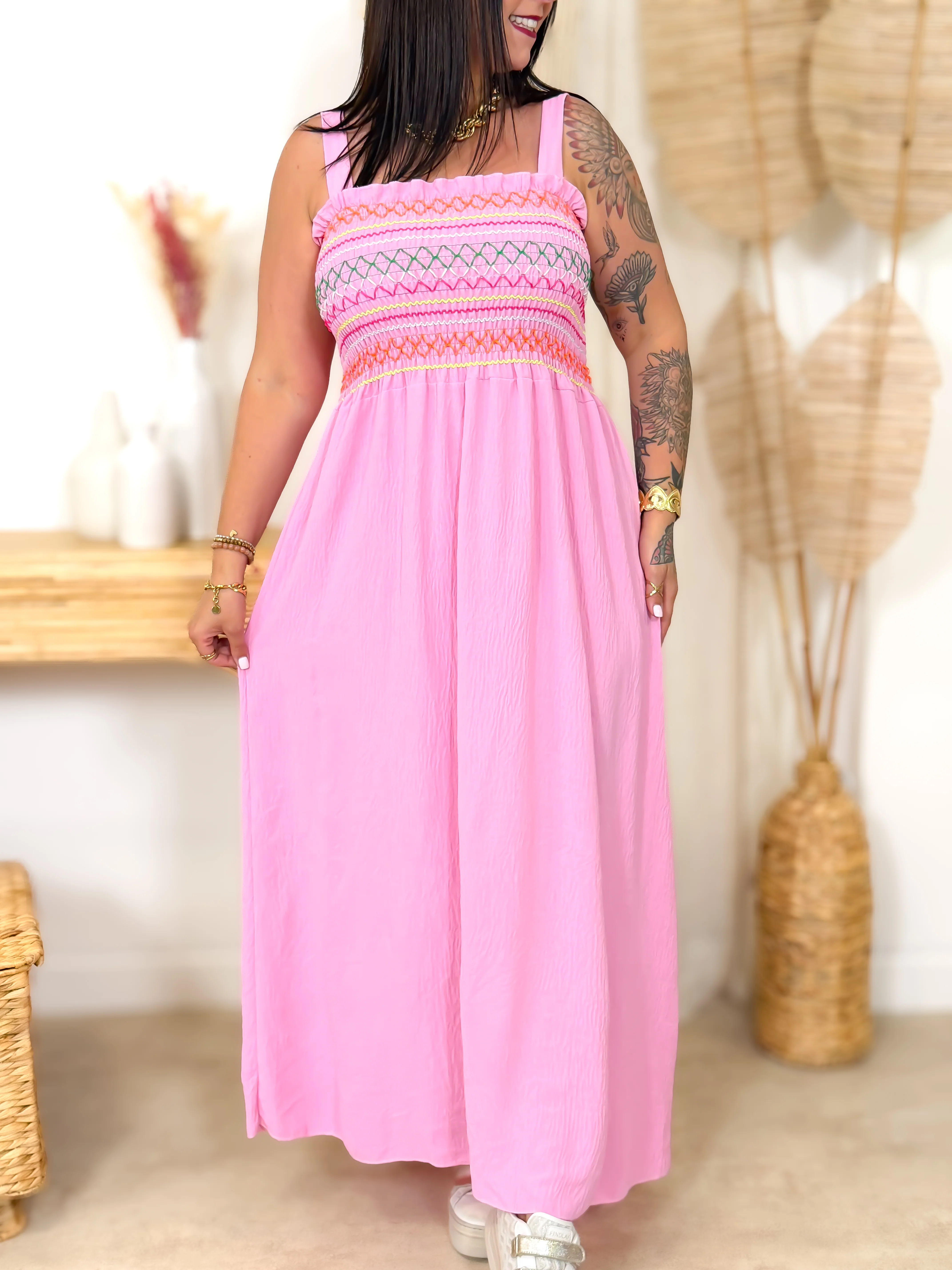 Robe Longue - Enea - Rose / PRÉVENTE / - Image 7